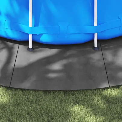 Capac Piscină Rotund 610 cm Gri - Protectie Exterior