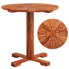 Masă Bistro Lemn Acacia | 70x70 cm | Livrare Gratuită