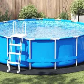 Acoperire Piscină Rotundă 428cm Negru | Livrare Gratuită