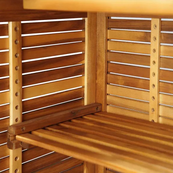 Masă de Bar Lemn Acacia - Interior/Exterior - Livrare Gratuită