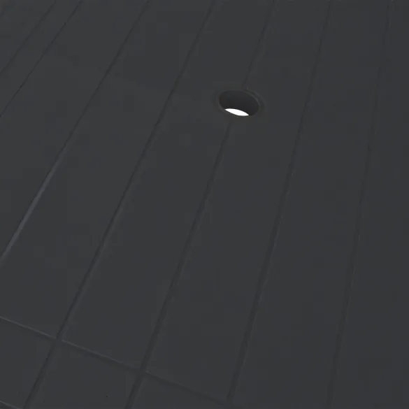 Masă Grădină Antracit Plastic - Livrare Gratuită