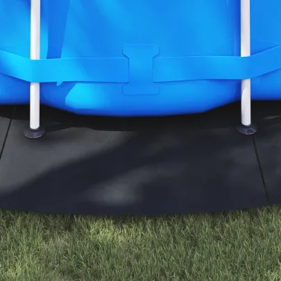 Husă Piscină Rotundă Negru Ø 550 cm | Livrare Gratuită