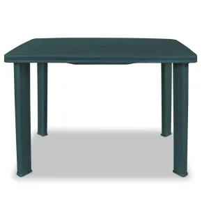 Masă Grădină Verde Plastic 101x68x72 cm | Livrare Gratuită 2