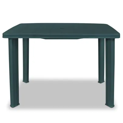 Masă Grădină Verde Plastic 101x68x72 cm | Livrare Gratuită