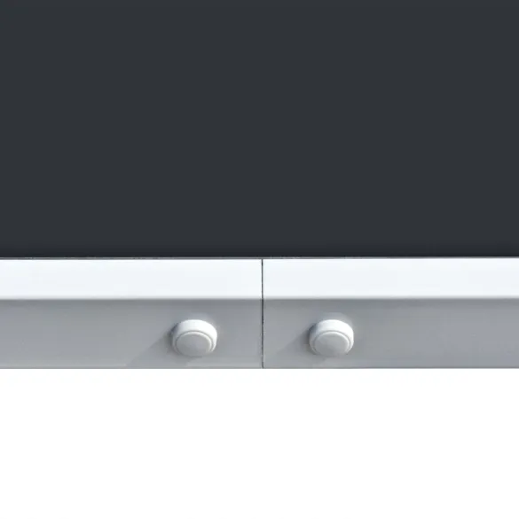 Masă Grădină Oțel Negru 150x90 cm - Livrare Gratuită