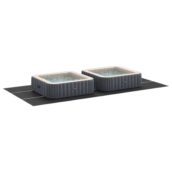 Capac Piscină PVC Negru 750x372 cm | Livrare Gratuită