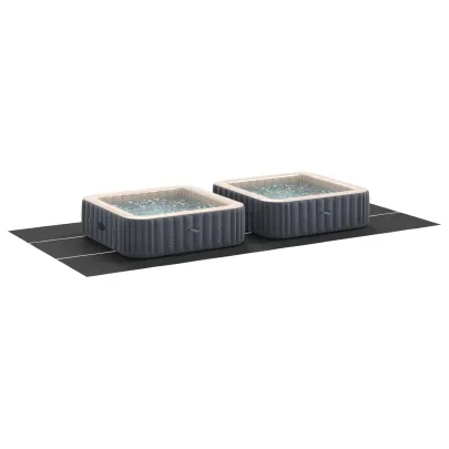Capac Piscină PVC Negru 750x372 cm | Livrare Gratuită