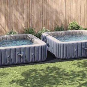 Copertină Piscină Dreptunghiulară Negru 820x420 cm
