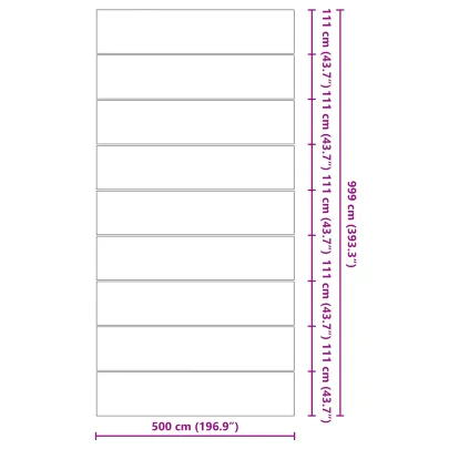 Cască Piscină Dreptunghiulară 999x500 cm Negru | Livrare Gratuită