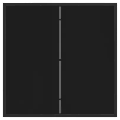 Masă Grădină Pătrată Negru 80x80 cm - Sticlă Securizată | Livrare Gratuită