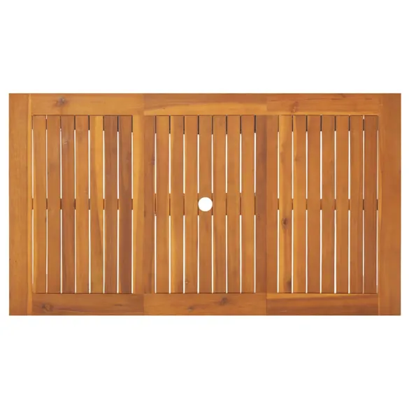 Masă Grădină Lemn Acacia Masiv - 140x80 cm | Livrare Gratuită