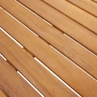 Masă Grădină Lemn Acacia Masiv - 140x80 cm | Livrare Gratuită