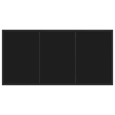 Masă Grădină Modernă Negru 140x80 cm - Sticlă Securizată