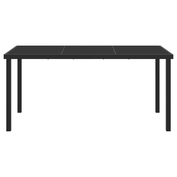 Masă Grădină Modernă 160x80 cm - Sticlă Securizată | Livrare Gratuită
