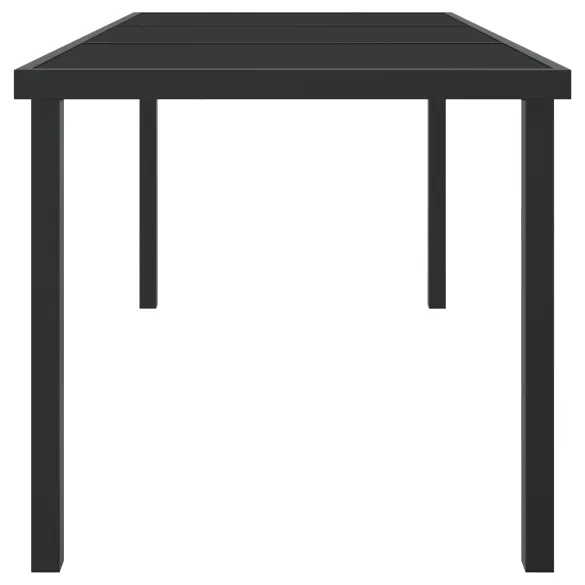 Masă Grădină Modernă 160x80 cm - Sticlă Securizată | Livrare Gratuită