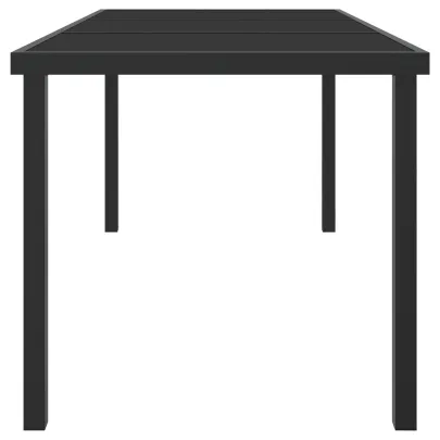 Masă Grădină Modernă 160x80 cm - Sticlă Securizată | Livrare Gratuită