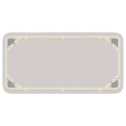 Masă Grădină Natural Rattan Poli - 80x40x45 cm | Livrare Gratuită