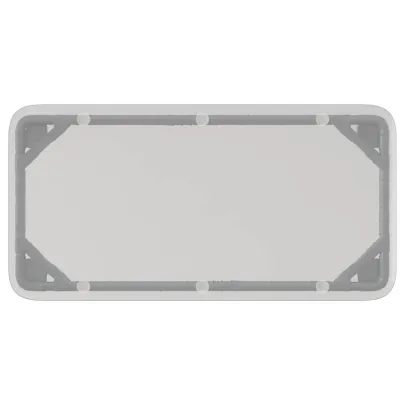 Masă Grădină Rattan Negru 80x40 cm - Livrare Gratuită