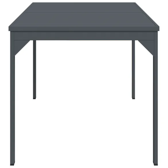 Masă Grădină Extensibilă Aluminiu Gri | Livrare Gratuită