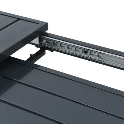 Masă Grădină Extensibilă Aluminiu Gri | Livrare Gratuită