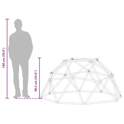 Dome de Cățărat Copii Exterior | 200 kg Capacitate | Livrare Gratuită