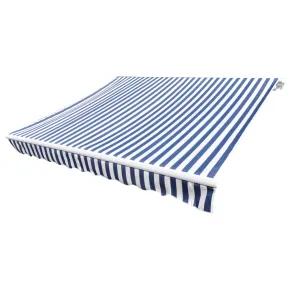 Pânză Copertină Albastru-Alb 6x3 m - Protectie UV 2