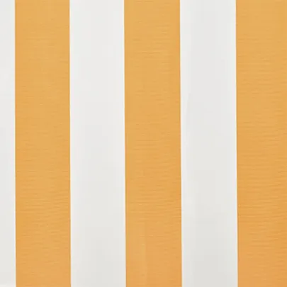 Pânză Copertină Galben-Alb 4x3m - Protectie UV | Livrare Gratuita