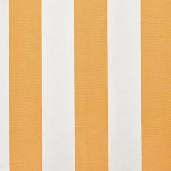 Pânză Copertină Galben-Alb 6x3m - Poliester Rezistent