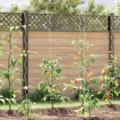 Spirale Suport Plante - 20 buc, 170 cm, Oțel Galvanizat