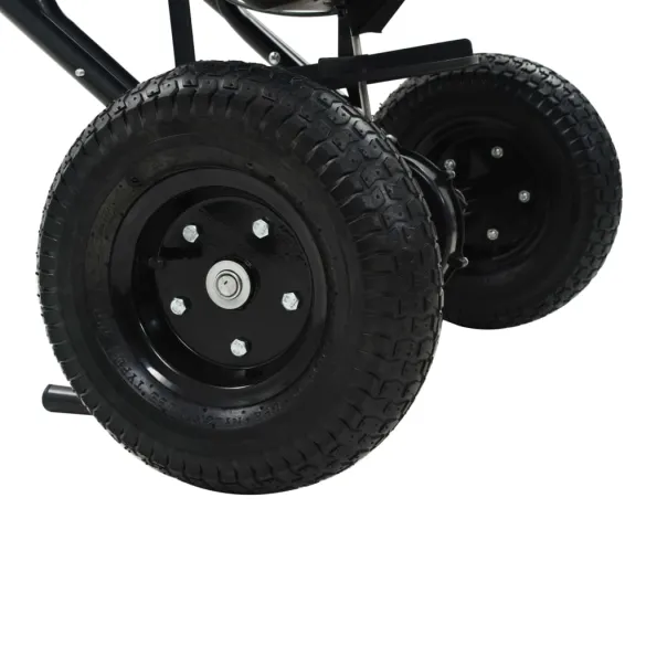 Utilaj Împrăștiat Sare 45L cu Roți Pneumatice | Livrare Gratuită