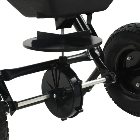 Utilaj Împrăștiat Sare 45L cu Roți Pneumatice | Livrare Gratuită