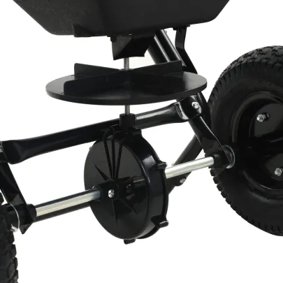 Utilaj Împrăștiat Sare 45L cu Roți Pneumatice | Livrare Gratuită