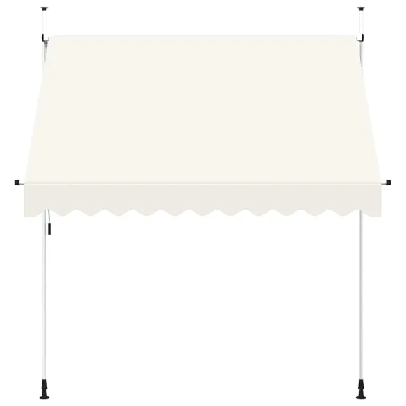 Copertină Retractabilă Manuală - 250 cm - Culoare Crem