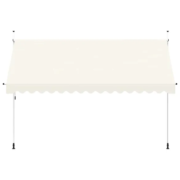 Copertină Manuală Retractabilă 4m - Crem | Livrare Gratuită
