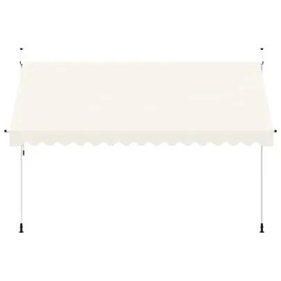 Copertină Manuală Retractabilă 4m - Crem | Livrare Gratuită