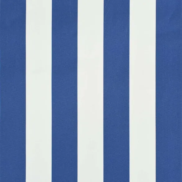 Copertină Retractabilă 400x150 cm - Albastru și Alb