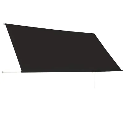 Copertină Retractabilă Antracit 300x150 cm | Livrare Gratuită