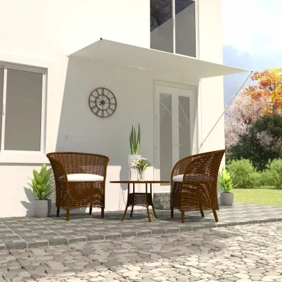 Copertină Retractabilă Crem 250x150 cm - Livrare Gratuită