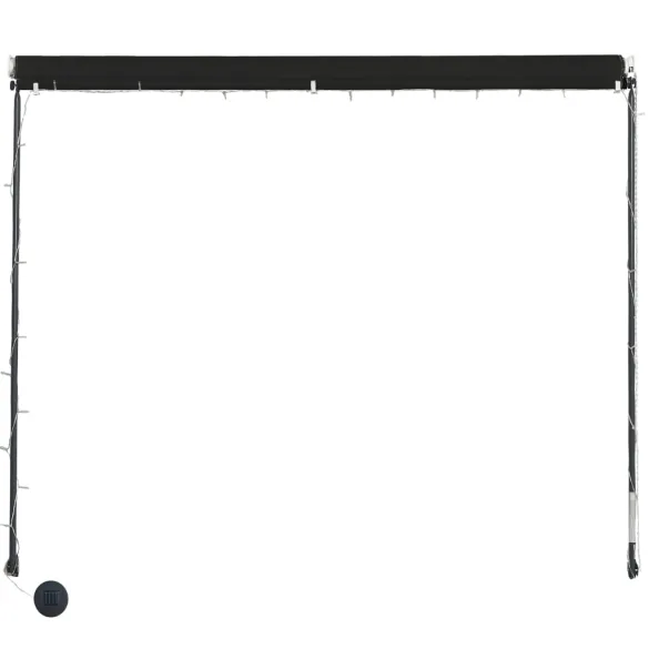 Copertină Retractabilă cu LED - Antracit 250x150cm