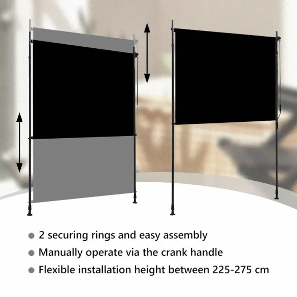 Jaluzea Rulou Exterior Antracit - 200x270 cm | Livrare Gratuita