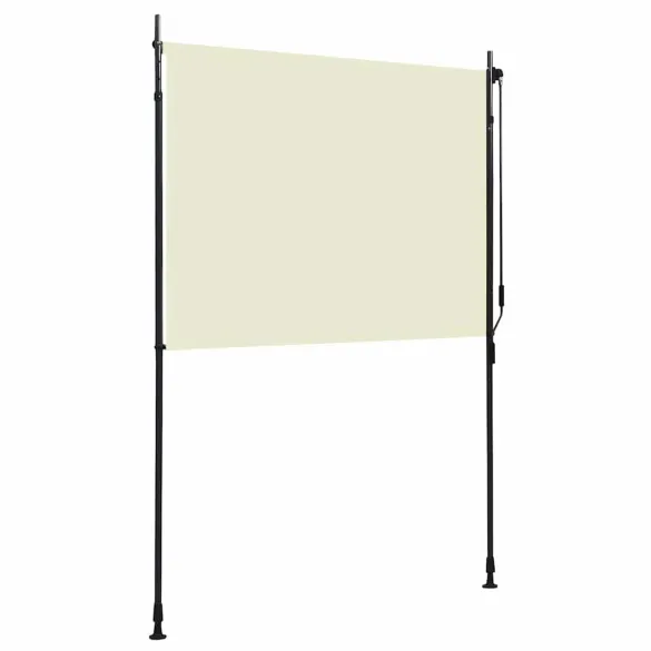 Jaluzea exterioară tip rulou crem 150x270 cm | Livrare gratuită