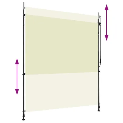 Jaluzea Rulou Exterior Crem | Ușor de Montat | Livrare Gratuită