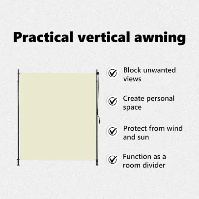 Jaluzea Rulou Exterior Crem | Ușor de Montat | Livrare Gratuită