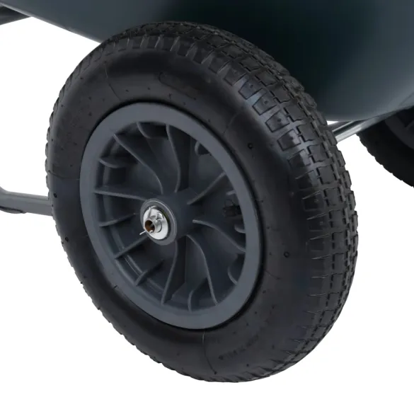 Roabă Verde-Gri, 78L Capacitate - Livrare Gratuită