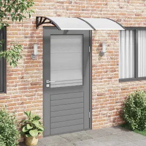 Copertină Ușă Policarbonat 150x100 cm | Rezistentă la Intemperii