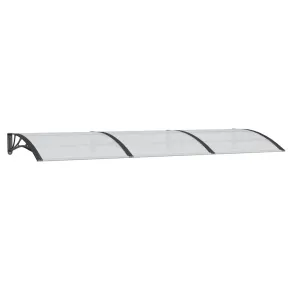 Copertină Ușă Policarbonat - Protecție Intemperii | Livrare Gratuită 2