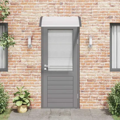 Copertină ușă policarbonat - 100x75 cm | Livrare gratuită