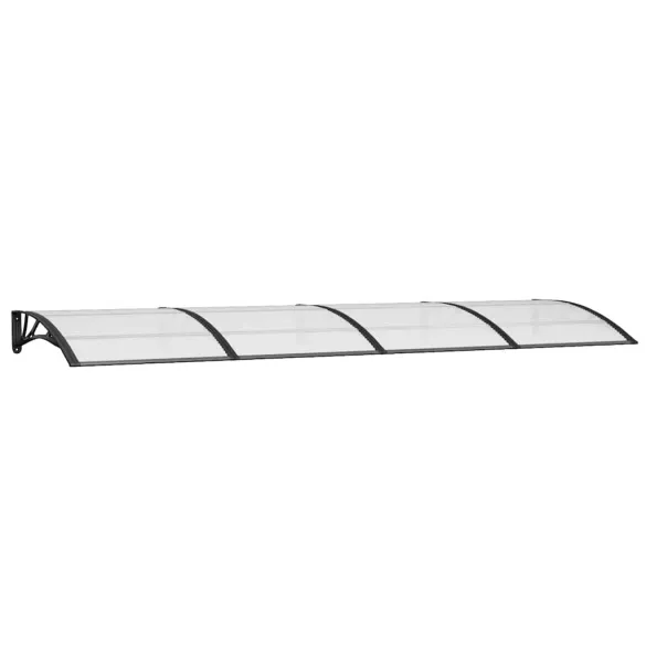 Copertină Ușă Policarbonat Rezistentă la Intemperii - 350x100 cm