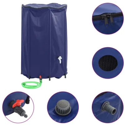 Rezervor Apă 1000L Pliabil cu Robinet | Livrare Gratuită