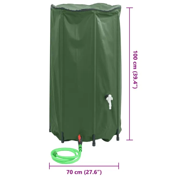 Rezervor Apă Pliabil 380L PVC cu Robinet | Livrare Gratuită Rezervor Apă Pliabil 380L PVC cu Robinet | Livrare Gratuită